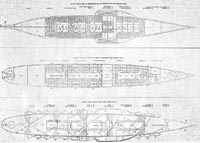 “Plans showing the upper deck, passenger accommodations, and arrangement of machinery of the Great Eastern”